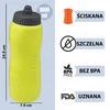 NEŠIOJAMASIS DVIRAČIO BUTELIS, skirtas vaikščioti sporto salėse PINNACLE TPX9054 Žalias 1L