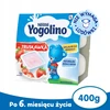 Nestlé Yogolino pieno ir vaisių desertas, braškės po 6 mėnesių 400g