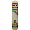 Neutralus sanitarinis silikoninis hermetikas SOUDAL SILIRUB 2/S, baltos sp., 280 ml