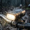 NEW Dviračio žibintas priekinis galinis LED USB atsparus vandeniui įkraunamas 2x galingas