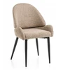 New Home BOUCLE MINŠTA ŠENILĖ KĖDĖ DARK BEIGE GLAMOUR DIENAS BERGAMO