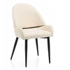 New Home BOUCLE MINŠTA ŠENILĖ KĖDĖ ŠVIESI BEIGE GLAMOUR VIENAS BERGAMO