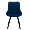 New Home GLAMOUR GLAMOUR NAVY Mėlynas TORI MINŠTA AKSOMINĖ KĖDĖ SVETAINEI VALGOMUI