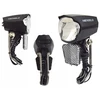 Nexelo LEMPAS DVIRAČIO LEMPAS PRIEKINĖ DYNAMO LED GENERATOR 30 LUX DUSK SENSOR