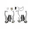 Nexelo V-Brake stabdžių trinkelių rinkinys dviračio trinkelės priekinės galinės 110mm SET