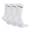 NIKE EVER DAY UNISEX KOJINĖS 34-38 DYDŽIO BALTOS AUKŠTAI 3 POROS