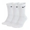 NIKE EVER DAY UNISEX KOJINĖS 34-38 DYDŽIO BALTOS AUKŠTAI 3 POROS