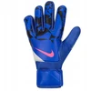 Nike Match Goalkeeper vartininko pirštinės, mėlynos, juodos ir rožinės spalvos HQ0257 458