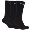 Nike Socks Everyday Socks 3 poros, juodos, 38-42 dydis, medvilninis viršus
