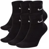 NIKE SOCKS Juodas DYDIS. 38-42 6 PAIR 6 PACK SX7669-010 CLASSIC