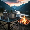 Nils Camp Alumínio rankena puodui, turistinė, kempingo