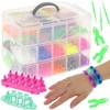 Nobo Guminės juostos papuošalų apyrankėms gaminti Loom Bands Krosno XXL rinkinys
