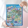 Nocton 20x ANTISTRESS STICKBOOK 3D TIKTOK HOUSE SCENES DIDELI lipdukai stumdami