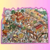 Nocton 3D lipdukai, skirti stumti ANTISTRESĄ CREATIVE CITIES TIKTOK SCENE DIY