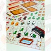 Nocton Kalėdinės "roombox" lipdukai "miniscape Book" - 2 lapeliai