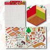 Nocton Kalėdinės "roombox" lipdukai "miniscape Book" - 2 lapeliai