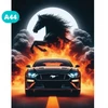 Norimpex Deimantinis siuvinėjimas Deimantinis dažymas mozaikinis automobilis Mustang Shelby Auto 30x40