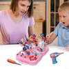 Norimpex Konstrukciniai 3d dėlionės vienaragis su suktuvu lagamine