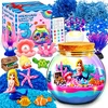 Norimpex Kūrybinis Mermaid rinkinys mergaitėms Kinetic Sand Night Light, pasidaryk pats