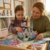 Norimpex Statybinės plytos mergaičių princesių pilis 6in1 didelis rinkinys 535 vnt