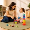 Norimpex Układanka Dopasowywanie Kolorowych Elementów Montessori Dla Najmłodszych