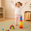 Norimpex Układanka Dopasowywanie Kolorowych Elementów Montessori Dla Najmłodszych