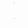 Sieninis šviestuvas Šviestuvas sieninis Nowodvorski RING MIRROR S, 7 W,LED,10276
