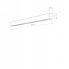 Sieninis šviestuvas Nowodvorski Kinkiety - STRAIGHT WALL LED L