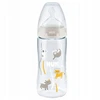 NUK 741926 FC+ PP buteliukas 300 ml su temperatūros indikatoriumi, silikoninis žindukas 0-6 mėn.