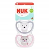 Nuk čiulptukas 2 vnt. 18-36 M Air Cat / Meškiukas. 2 vnt. Nuk