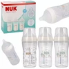 NUK PERFECT MATCH BUTELIŲ RINKINYS 260ml 3m+ TEAT M, TEMP. RODIKLIS. - 3 vnt