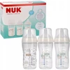 NUK PERFECT MATCH BUTELIŲ RINKINYS 260ml 3m+ TEAT M, TEMP. RODIKLIS. - 3 vnt