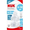 NUK 721329 buteliuko žindukas FC 6-18 SRAUTO VALDYMAS 2vnt
