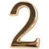 Numeris 1, 50 mm, klijuojamas, aukso sp.