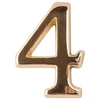 Numeris 3, 50 mm, klijuojamas, aukso sp.
