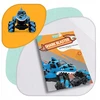 Nuotoliniu būdu valdomas automobilis RC Shark Blaster, šaudantis vandeniu PLAYIO