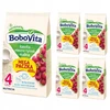 Nutridrink BoboVita Pieno ir ryžių košė Aviečių 5x400g 4+