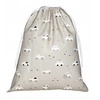 Nyks Maišelis na pościel do przedszkola źłobka bawełniany duży 50x60 486beż