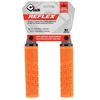 ODI GRIFFE REFLEX V2.1 Lock-ON rankenos prisukamos rankenos 135 mm oranžinės spalvos