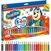 Office Kredki ołówkowe Bambino 24 Kolory Jumbo DREWNIANA OPRAWA + TEMPERÓWKA