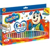 Office Kredki ołówkowe Bambino 24 Kolory Jumbo DREWNIANA OPRAWA + TEMPERÓWKA