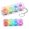Okami Antistresinis Clicker Keychain Fidget 4 jungikliai Clicker LED apšvietimo klaviatūra