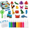 Okami Magic Jelly AQUA vandens geliai 22in1 kūrybiškas 3D plastilinas vaikams
