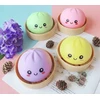 OKAMI Rinkinyje 3 vnt. Squishy squishy koldūnai Blizgučiai kukuliai 6 cm