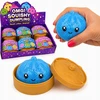 OKAMI Rinkinyje 3 vnt. Squishy squishy koldūnai Blizgučiai kukuliai 6 cm