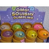 OKAMI Rinkinyje 3 vnt. Squishy squishy koldūnai Blizgučiai kukuliai 6 cm