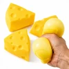OKAMI Rinkinys 3in1 Squishy purus kukuliai kukuliai Blizgantis sviestinis sūris
