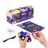 Okto Kūrybinis rinkinys 2in1 mokyklinės priemonės, plastilinas, 9 spalvos