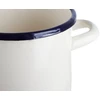 Olkusz TRADICINIS METALINIS EMALINIS PUODAS, AUKŠTAS, 14cm, LYGUS