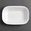 Olympia Stačiakampis emaliuotas indas 280 x 190 mm